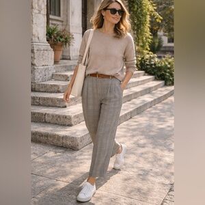 KIT + ACE Plaid Relaxed Fit Pants